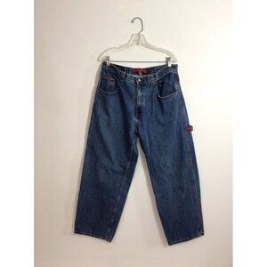 US Polo Assn Baggy Jeans Y2K Wide Leg Carpenter Denim Mens 36 X 30
